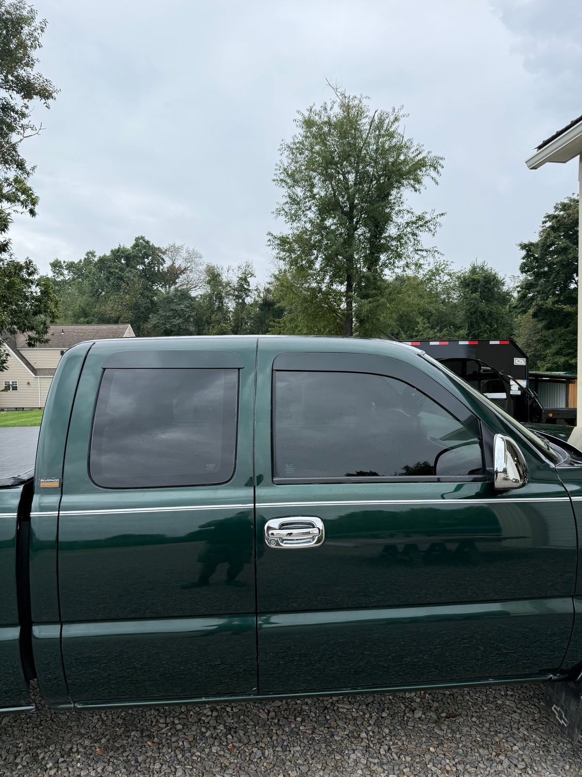 1999-2007 Chevy/GMC ALUMINUM Paint Matched Rain Guards