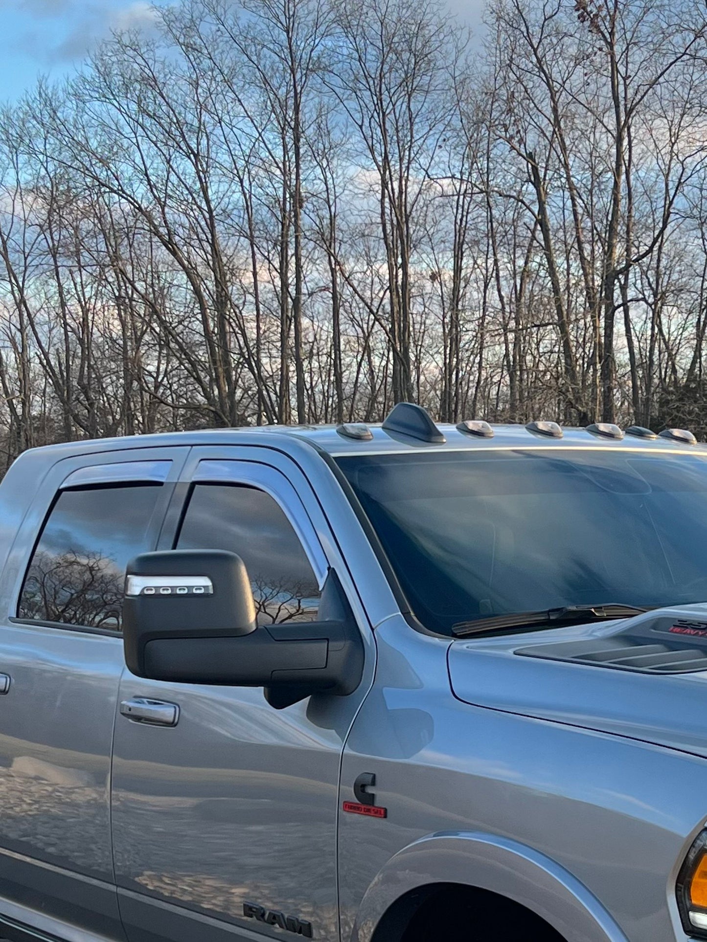 2009-2025 Ram Paint Matched Rain Guards