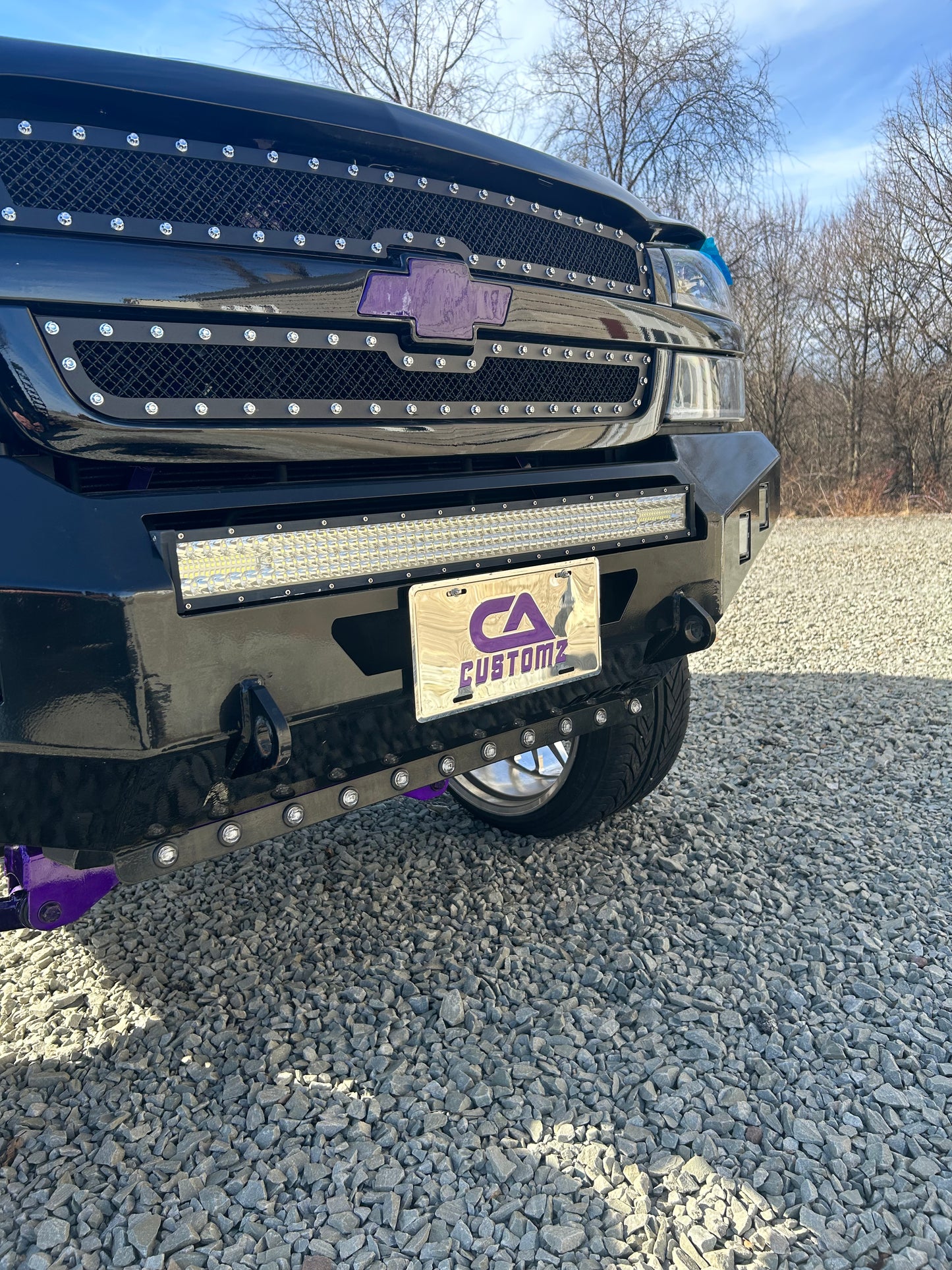 CA Customz Chrome License Plate