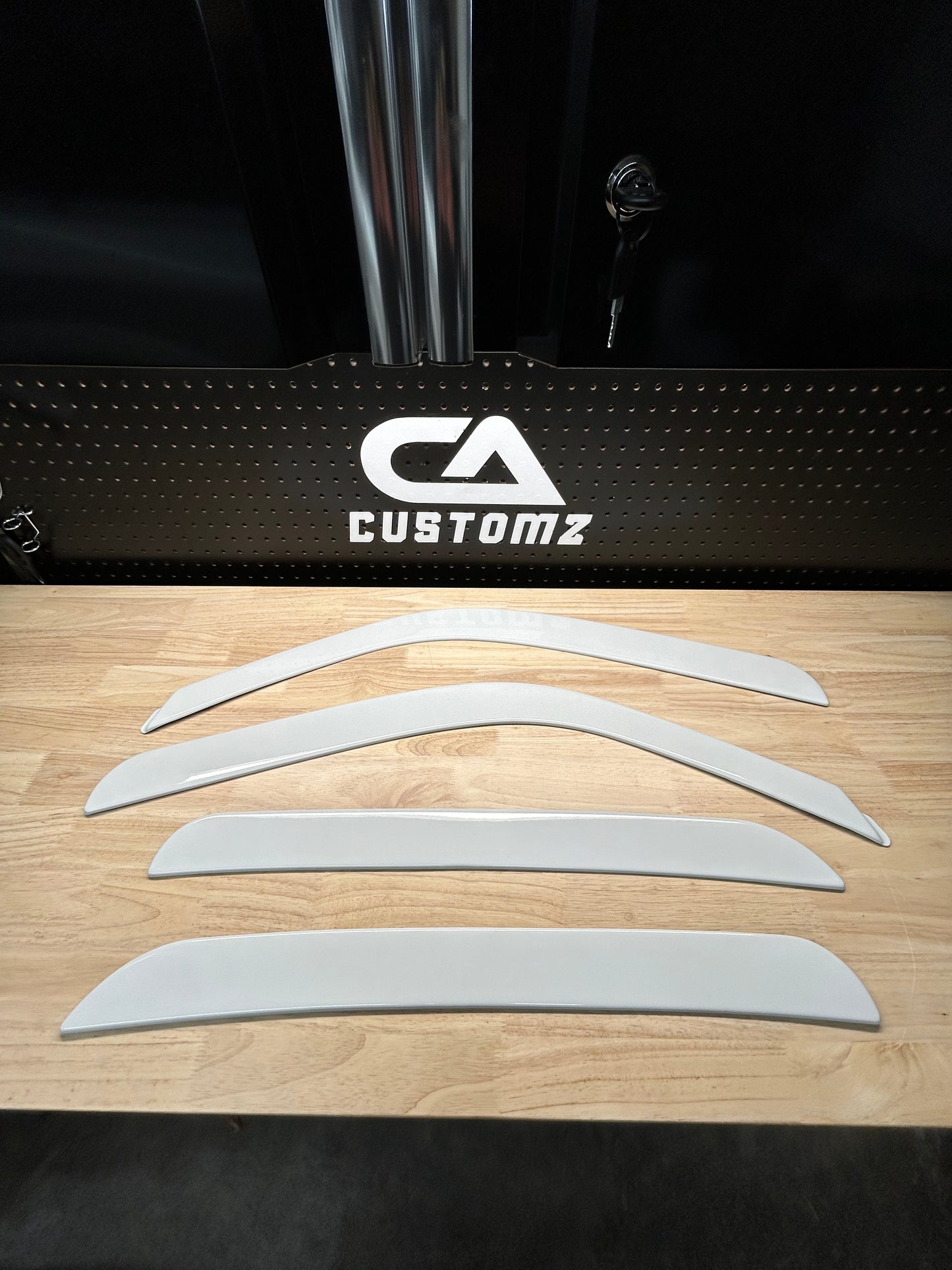1999-2016 Ford Super Duty Paint Matched Rain Guards