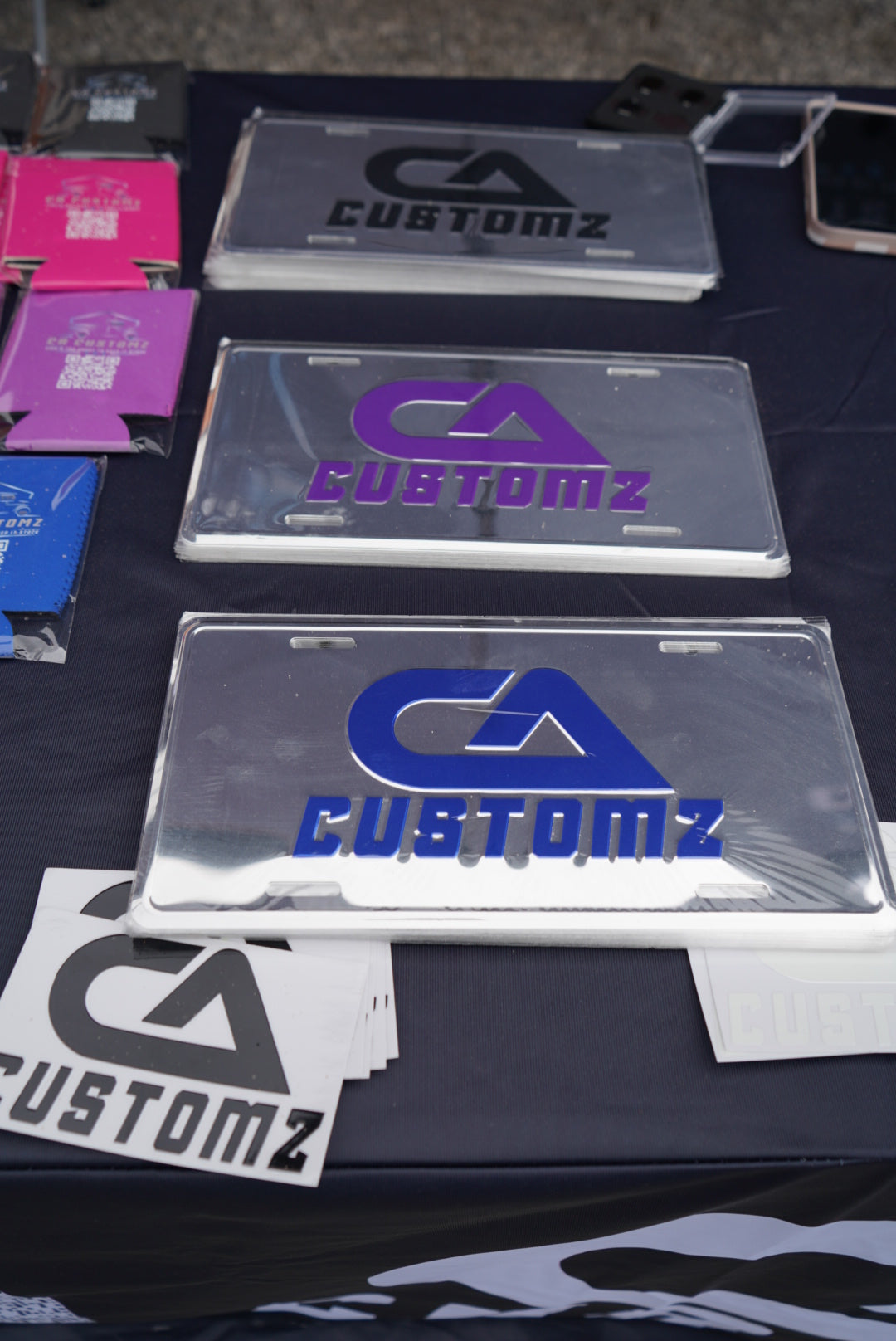 CA Customz Chrome License Plate