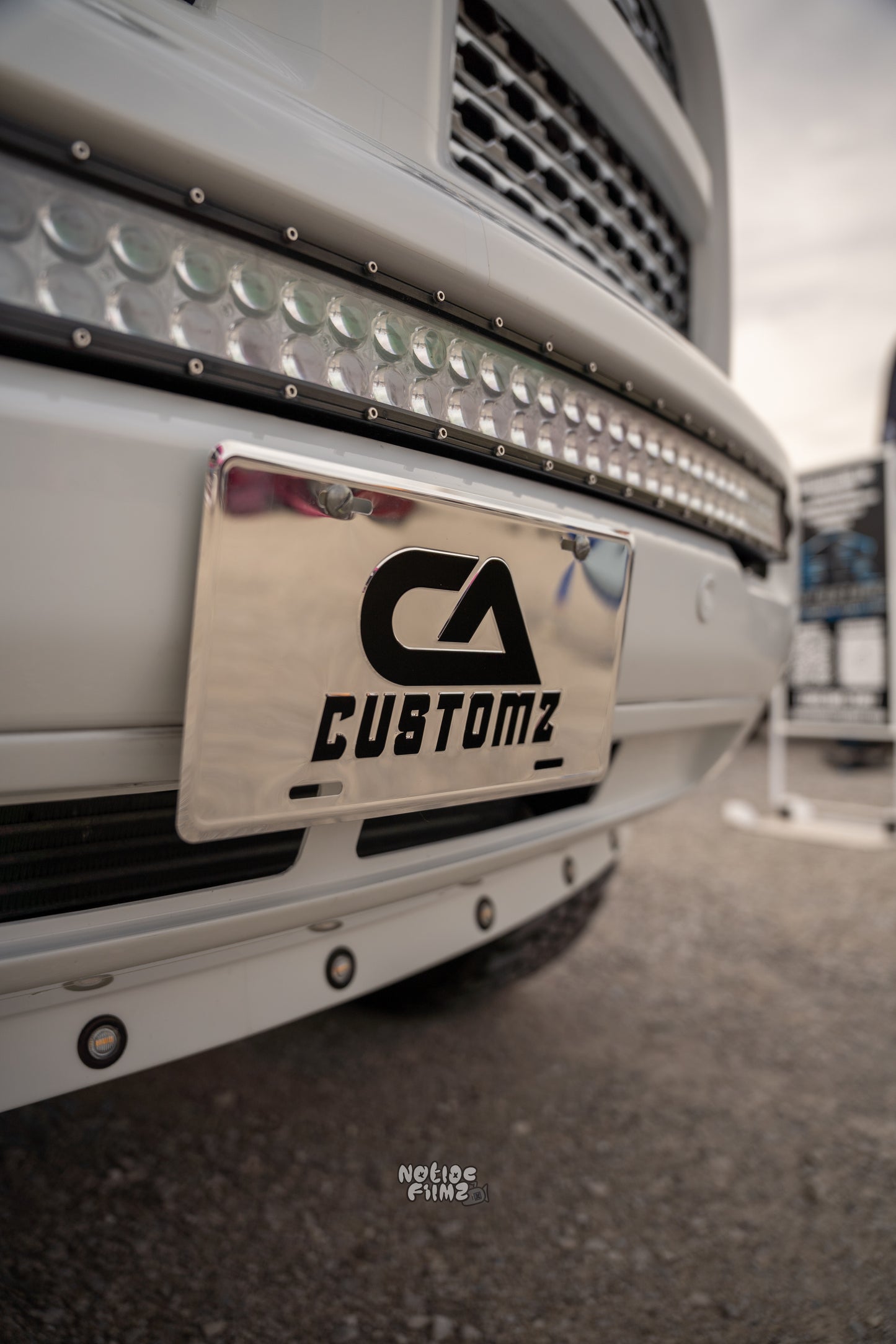 CA Customz Chrome License Plate