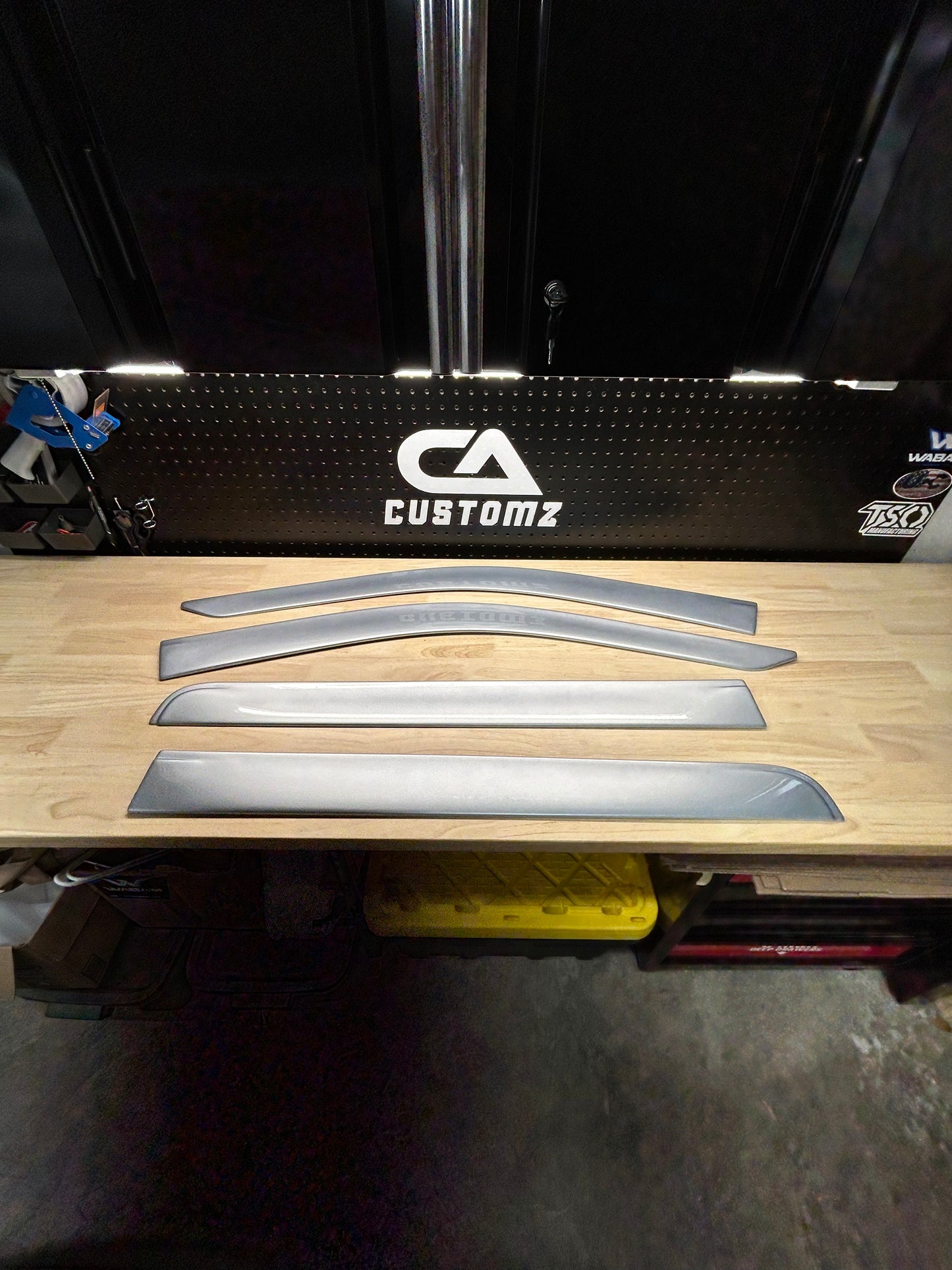2019-2025 Cheverolet/ GMC Paint Matched Rain Guards