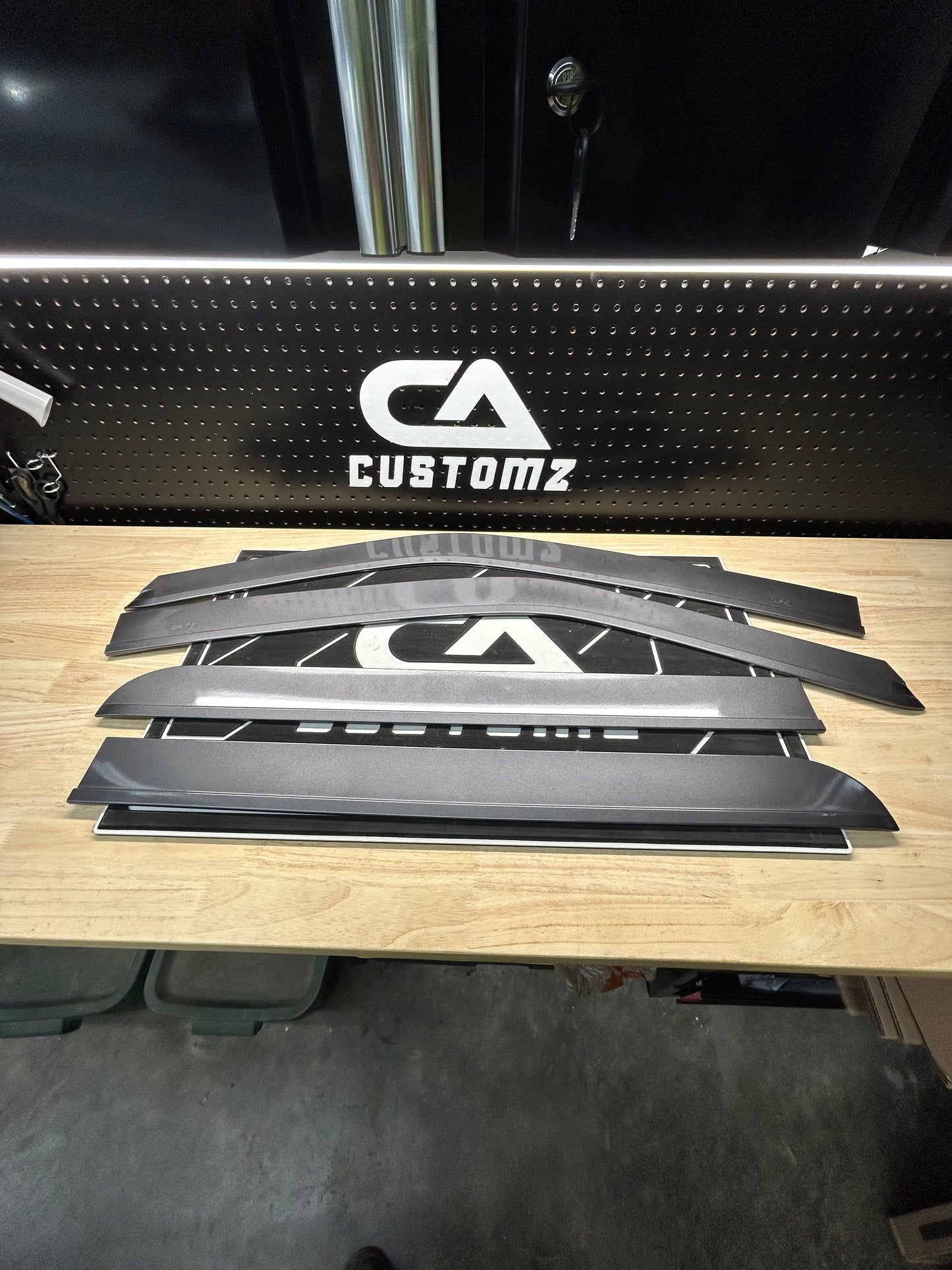 2015-2024 Ford Paint Matched Rain Guards
