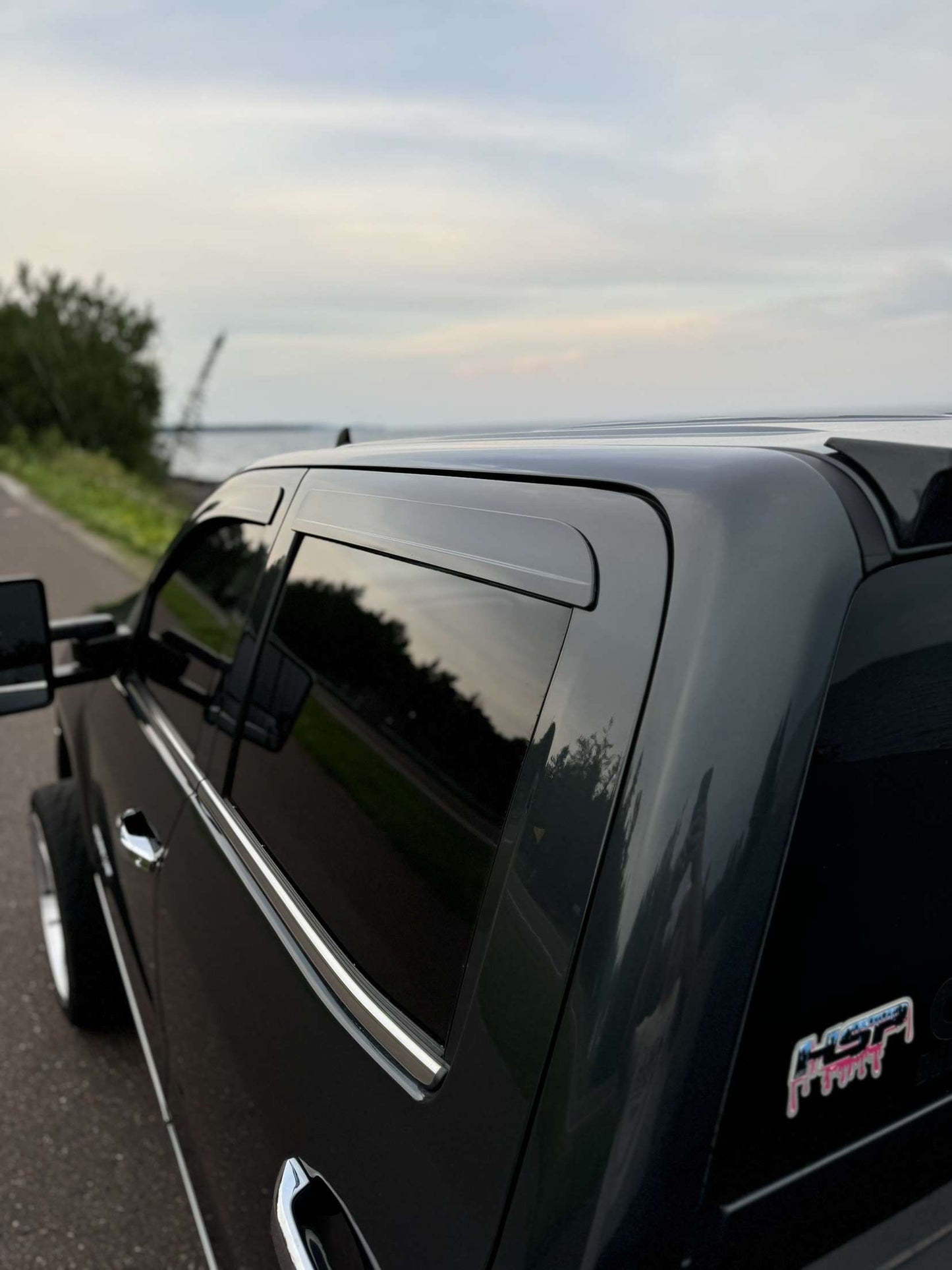 2014-2018 Cheverolet/GMC Paint Matched Rain Guards