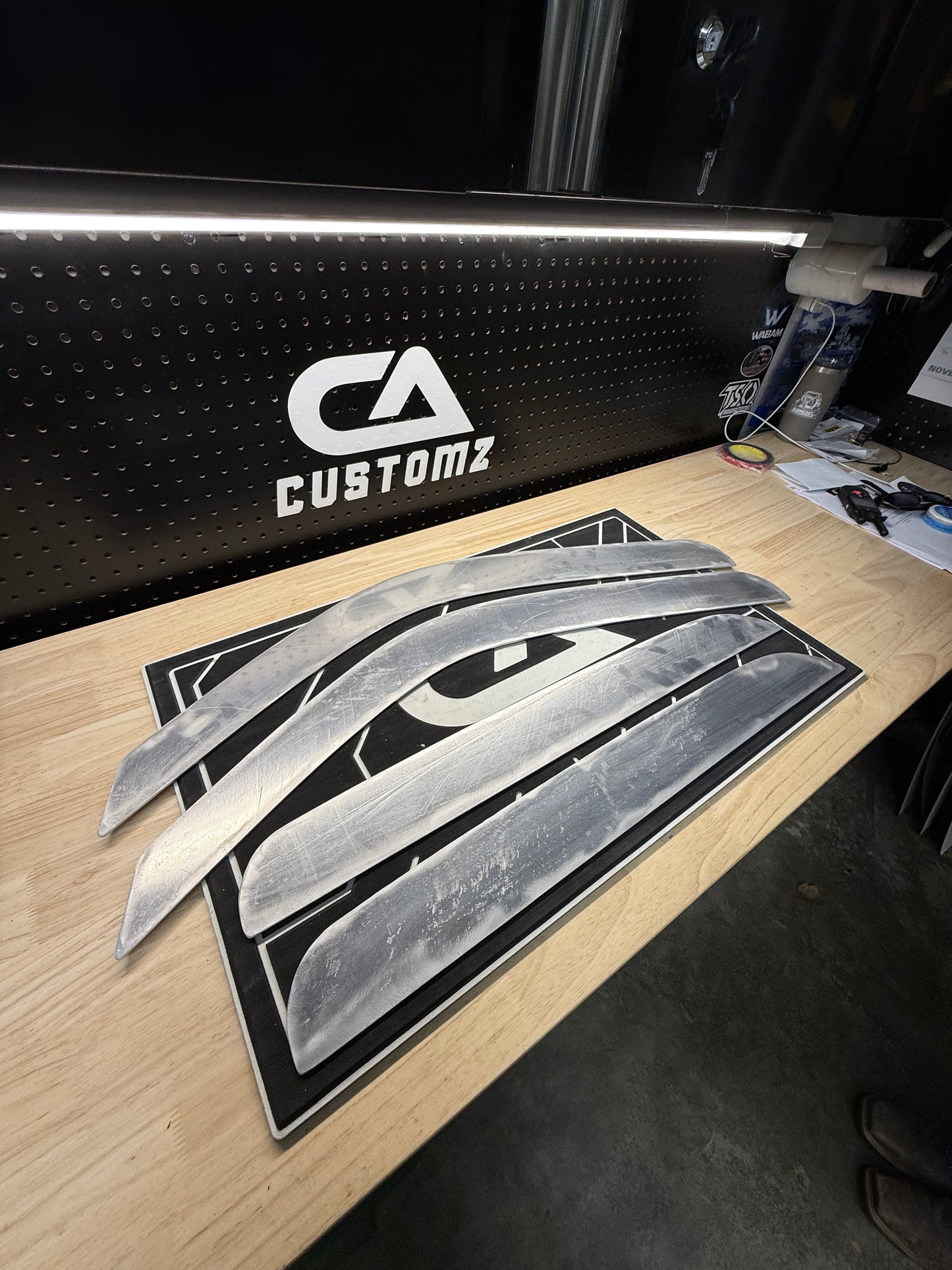 1999-2007 Chevy/GMC ALUMINUM Paint Matched Rain Guards