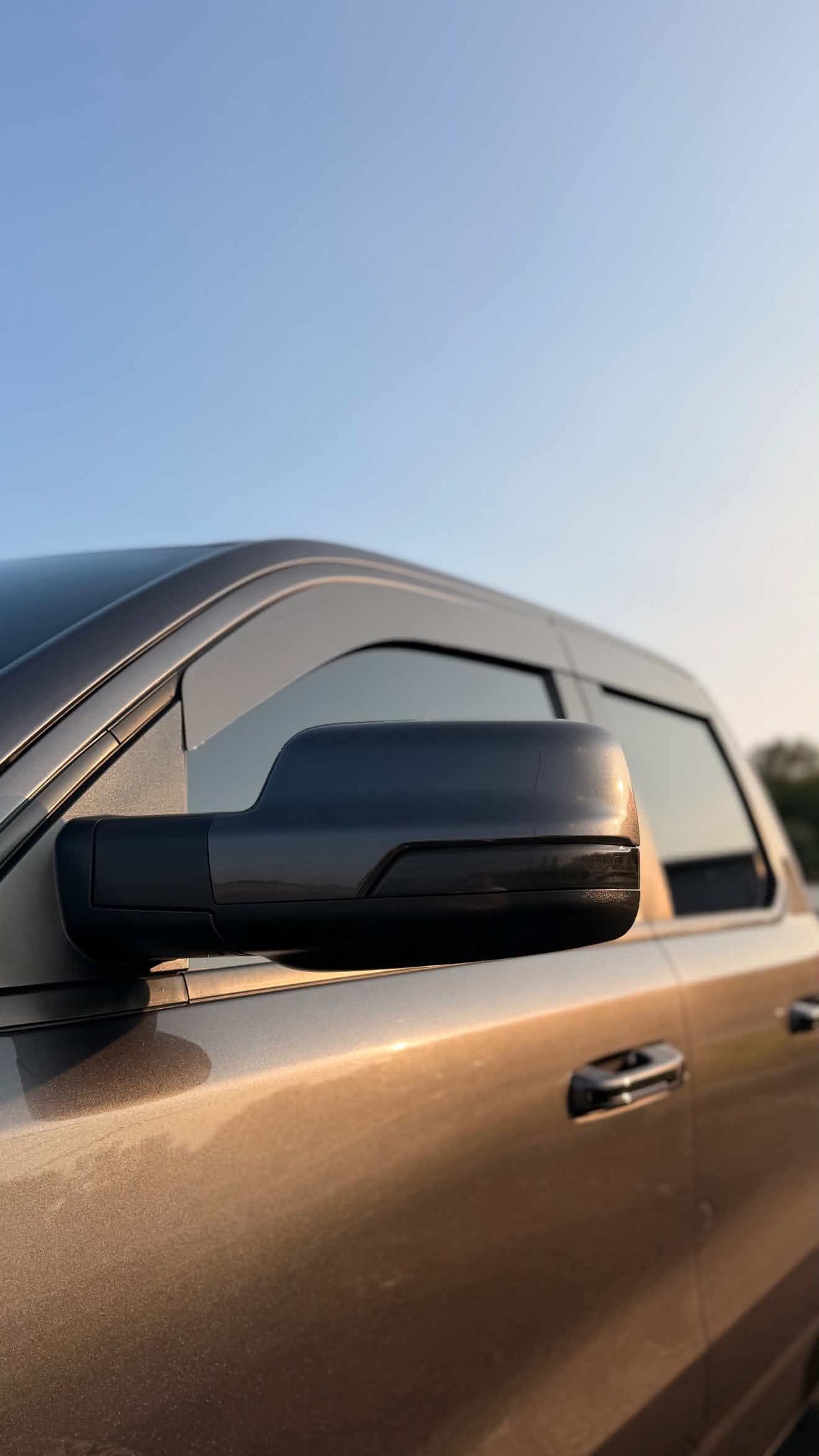 2019-2026 Ram 1500 ALUMINUM Paint Matched Rain guards