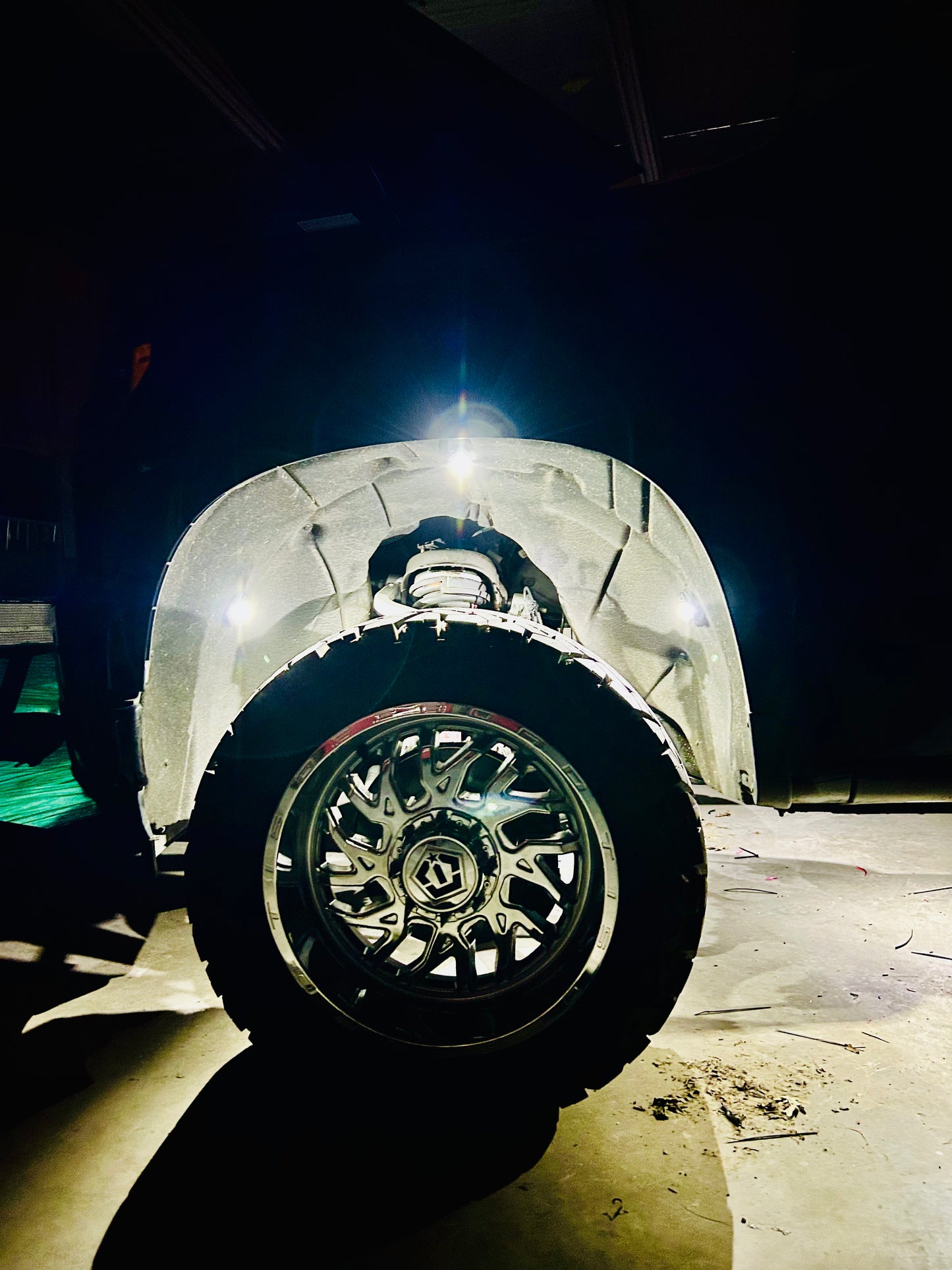 Pure White 9 LED Rock Lights