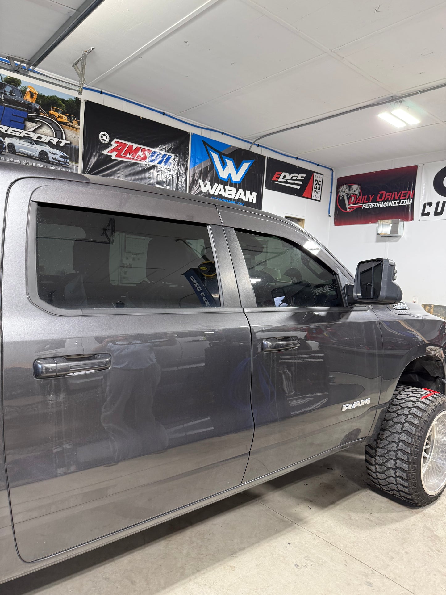 2019-2026 Ram 1500 ALUMINUM Paint Matched Rain guards