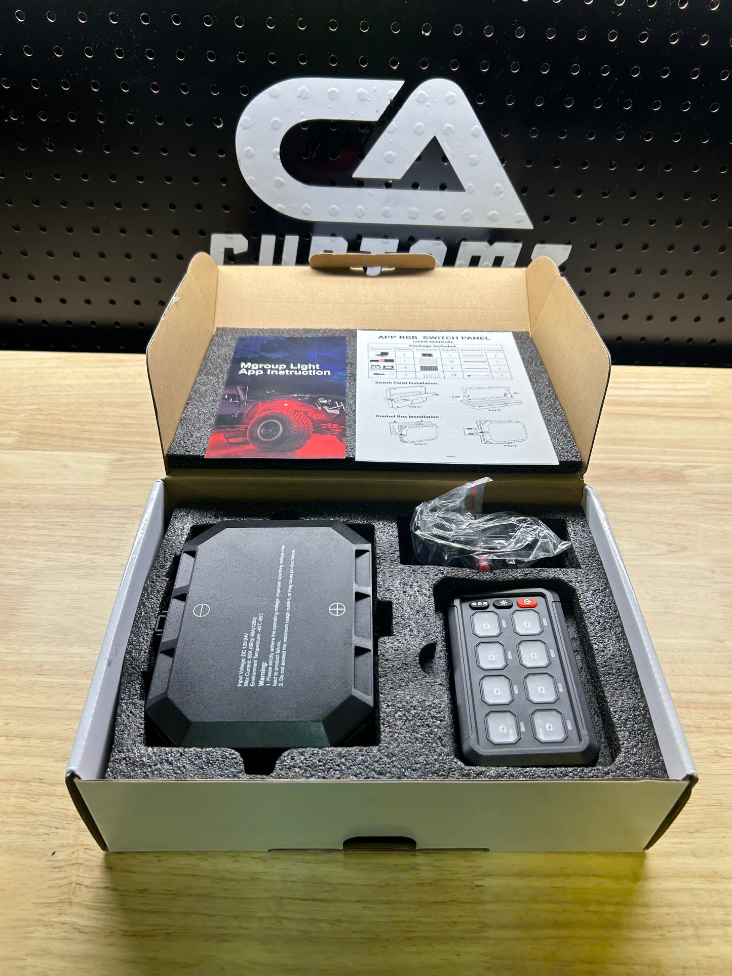 RGB (Bluetooth) 8 Gang Switch Panel