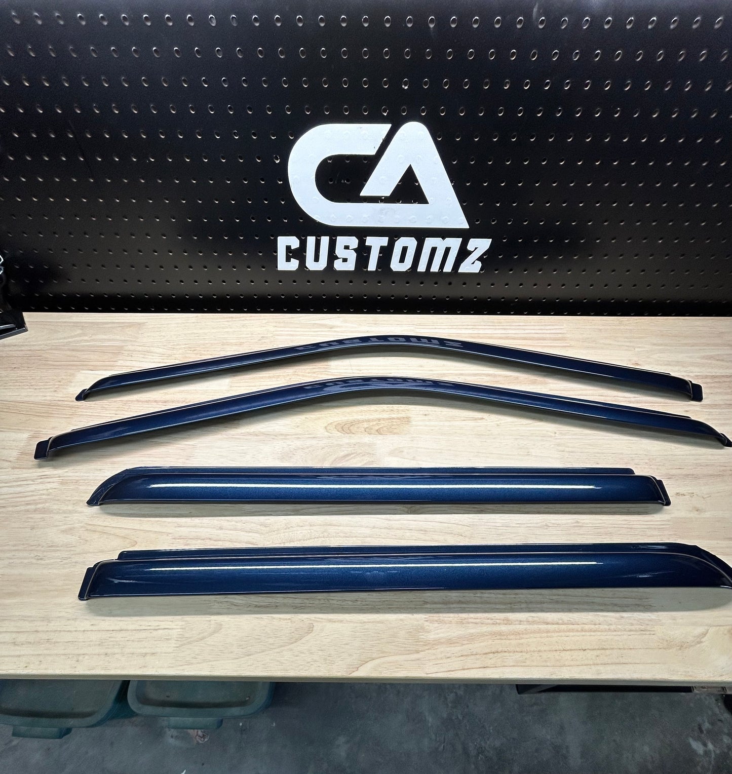 2015-2024 Ford Paint Matched Rain Guards