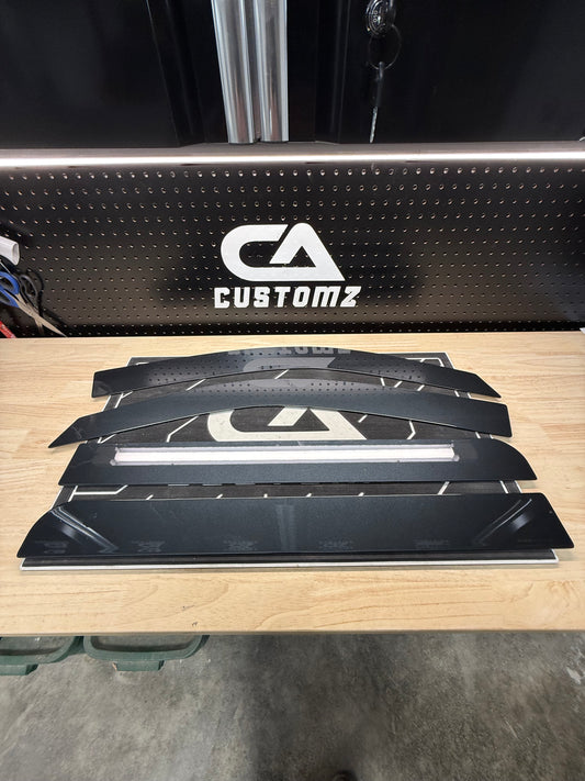 2014-2018 Chevy/GMC ALUMINUM Paint Matched Rain Guards