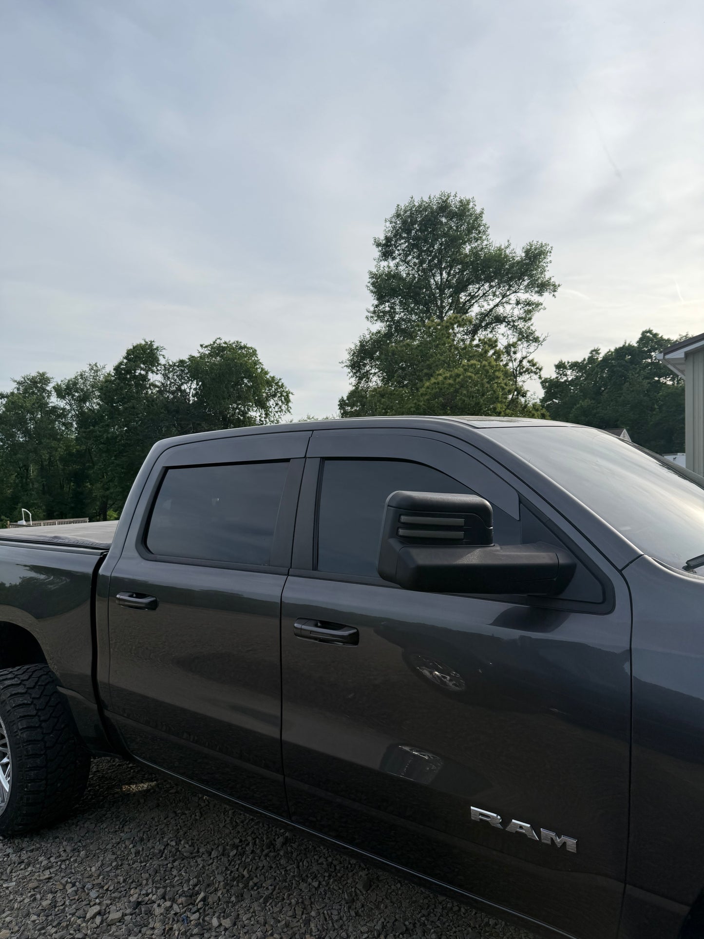 2019-2026 Ram 1500 ALUMINUM Paint Matched Rain guards