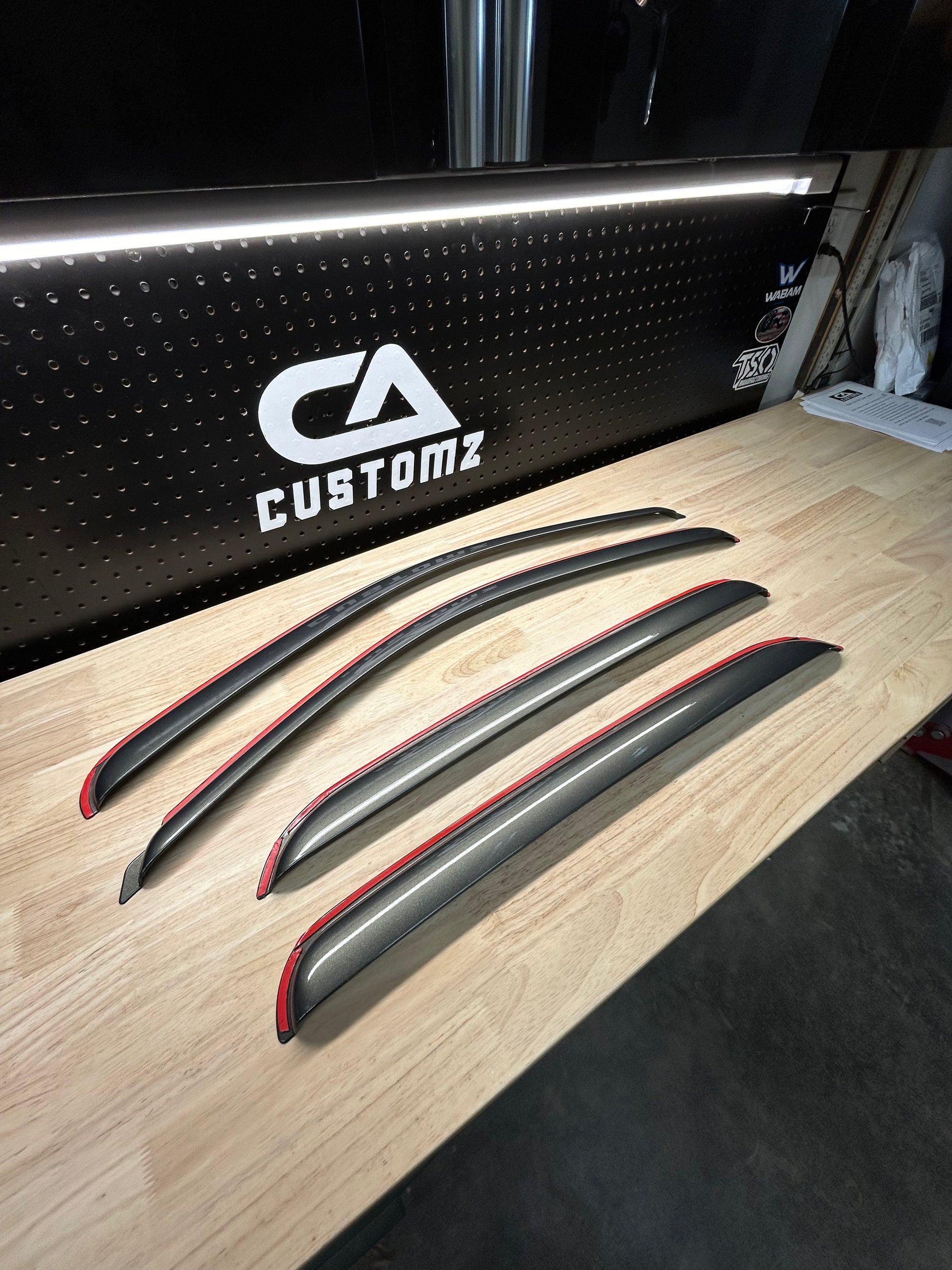 2007-2013 Cheverolet/GMC Paint Matched Rain Guards