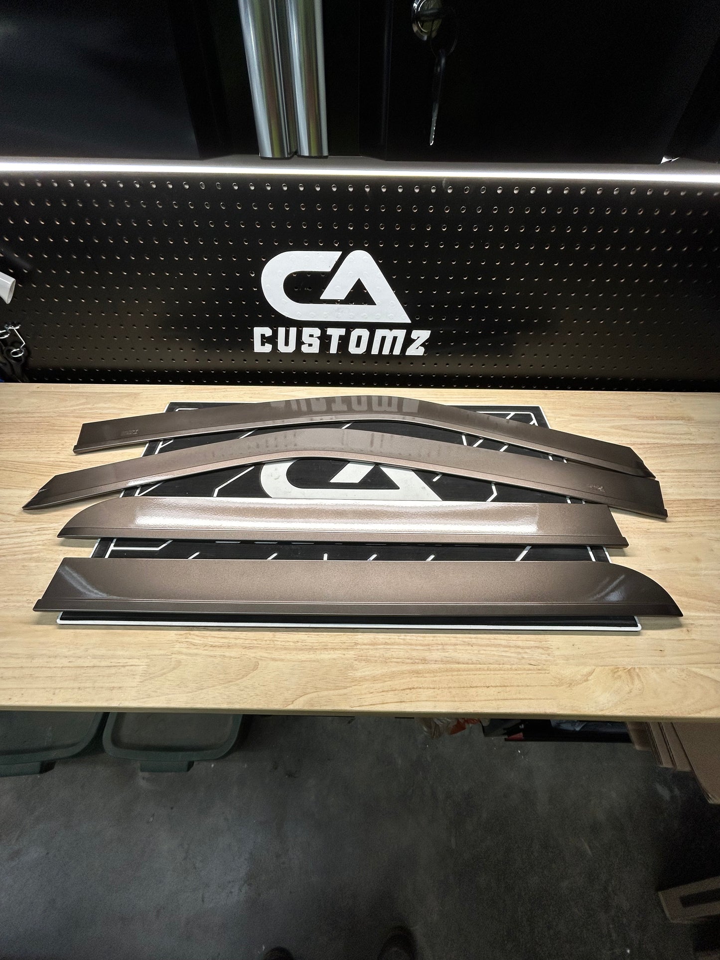 2015-2024 Ford Paint Matched Rain Guards