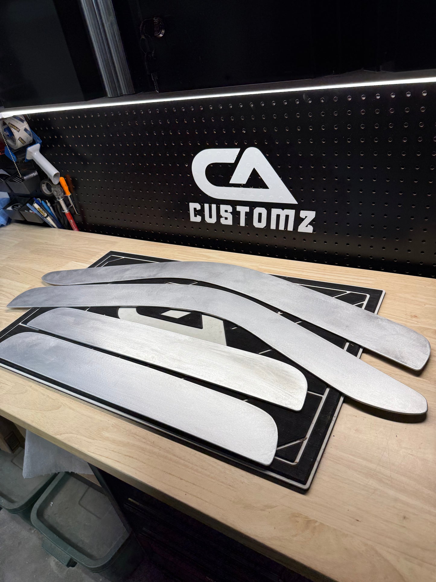 1999-2016 Ford Super Duty ALUMINUM Paint Matched Rain guards