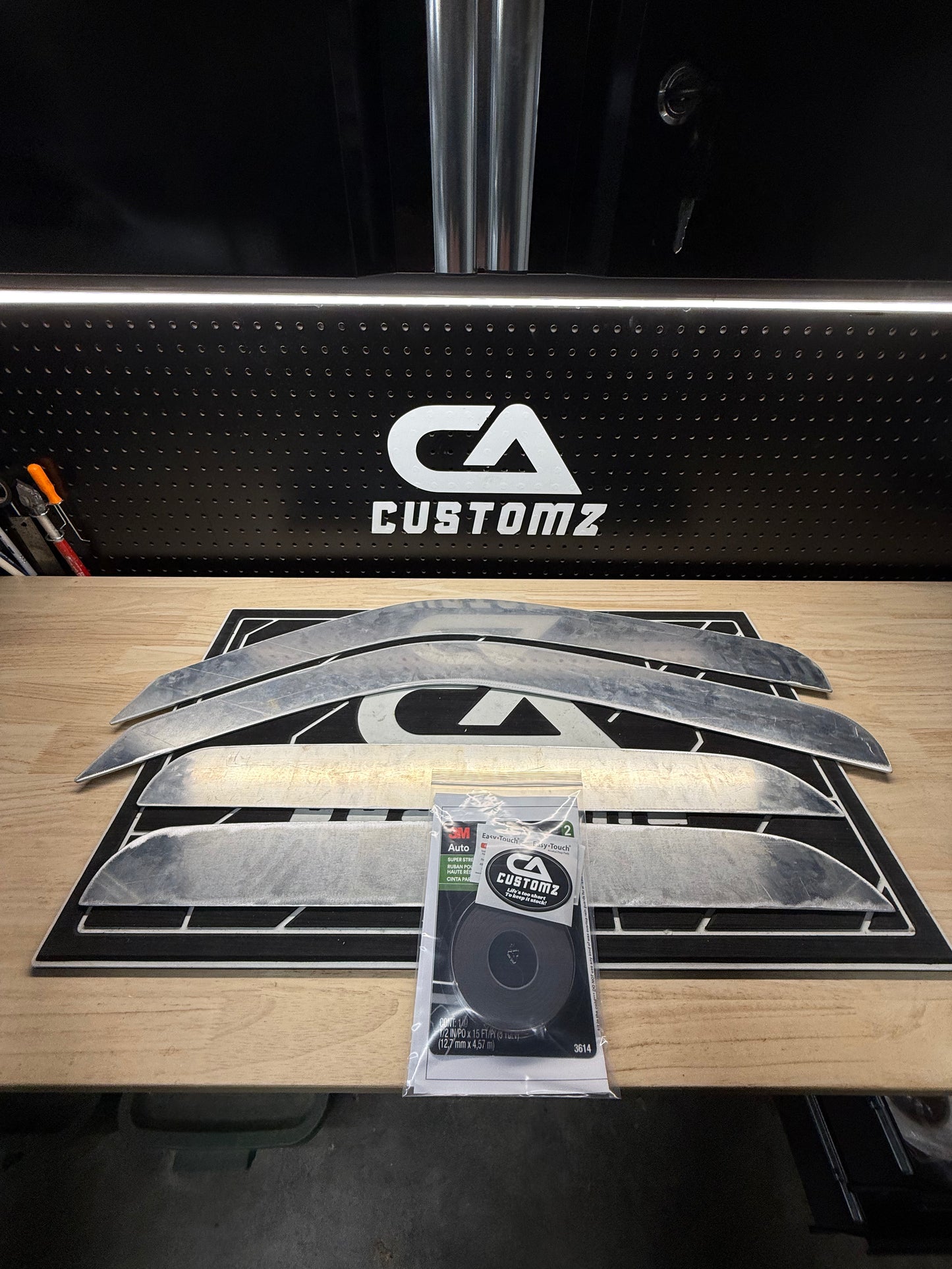 1999-2007 Chevy/GMC ALUMINUM Paint Matched Rain Guards