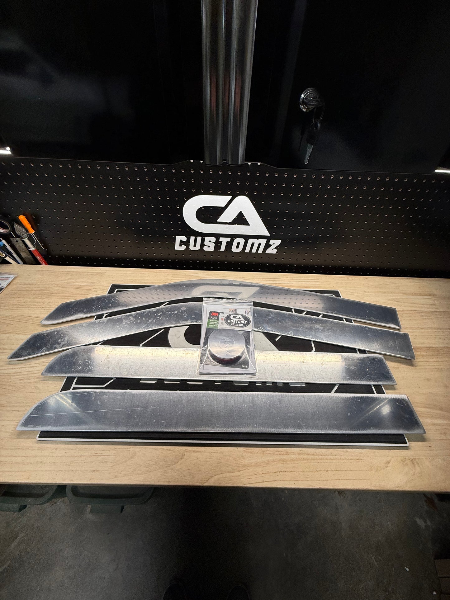 2015-2026 Ford ALUMINUM Paint Matched Rain guards