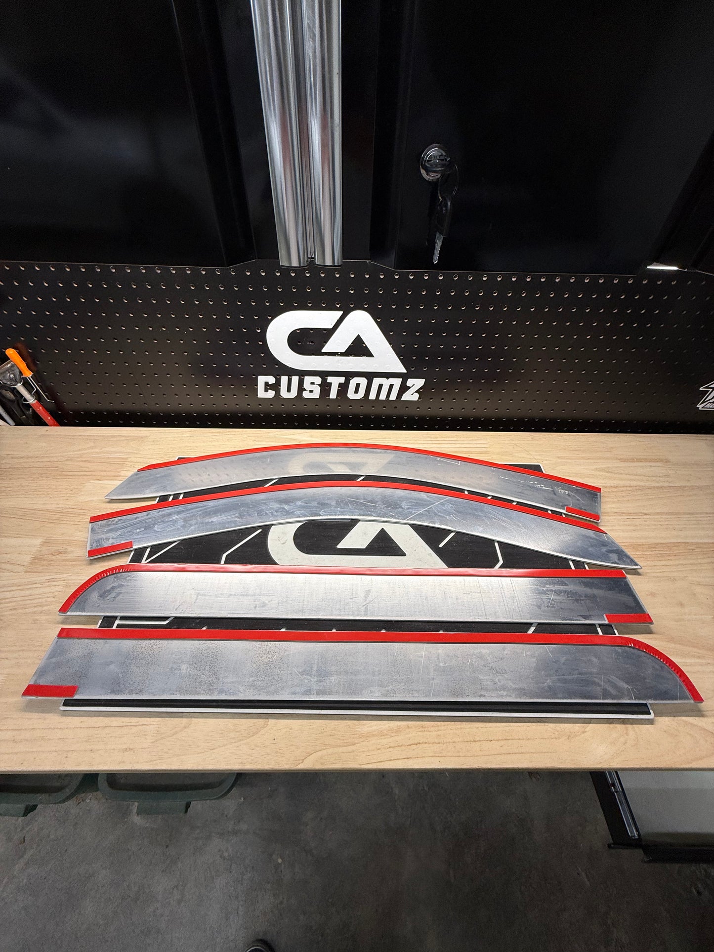 2003-2009 3G Ram ALUMINUM Paint Matched Rain guards