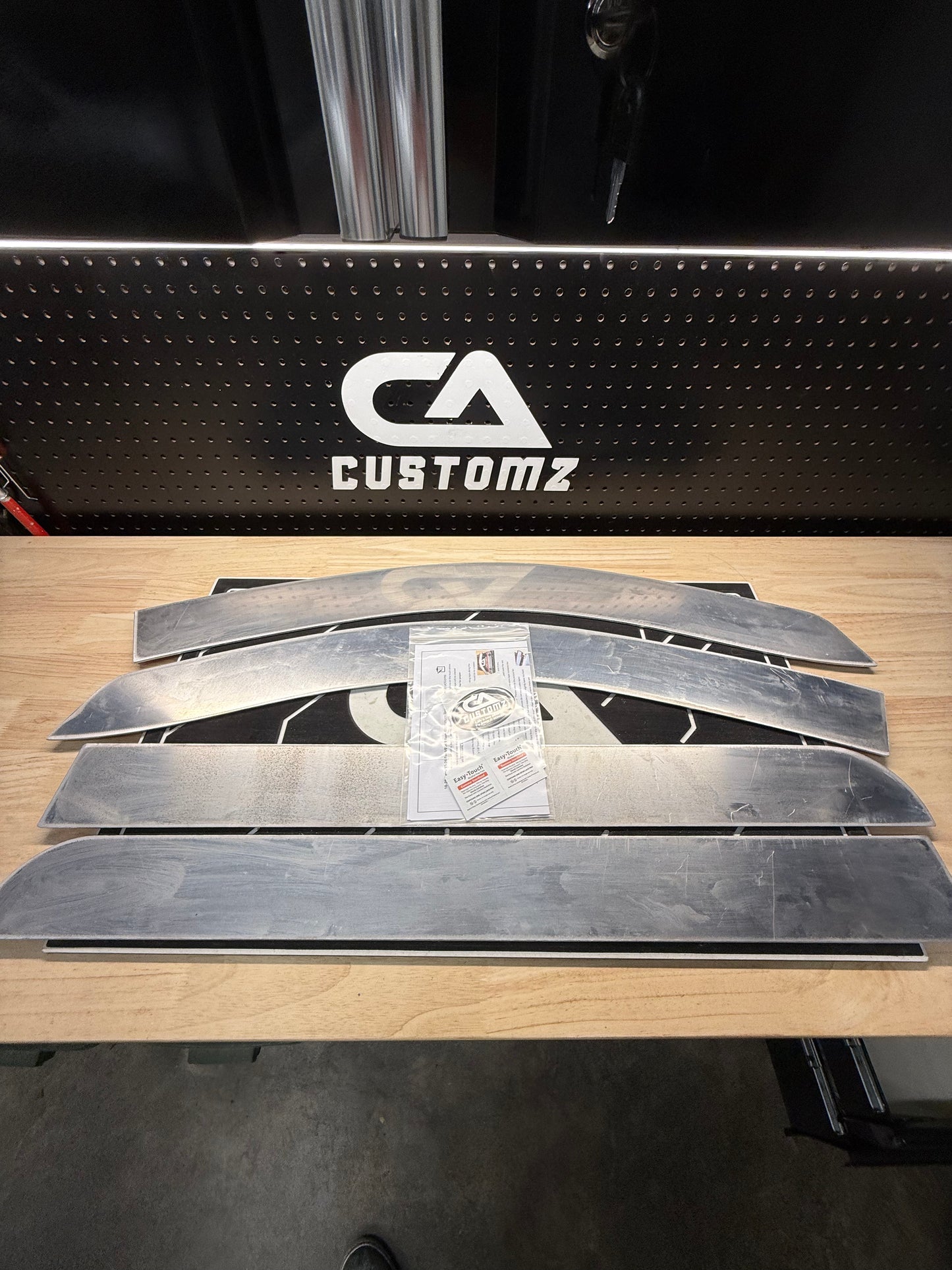 2003-2009 3G Ram ALUMINUM Paint Matched Rain guards