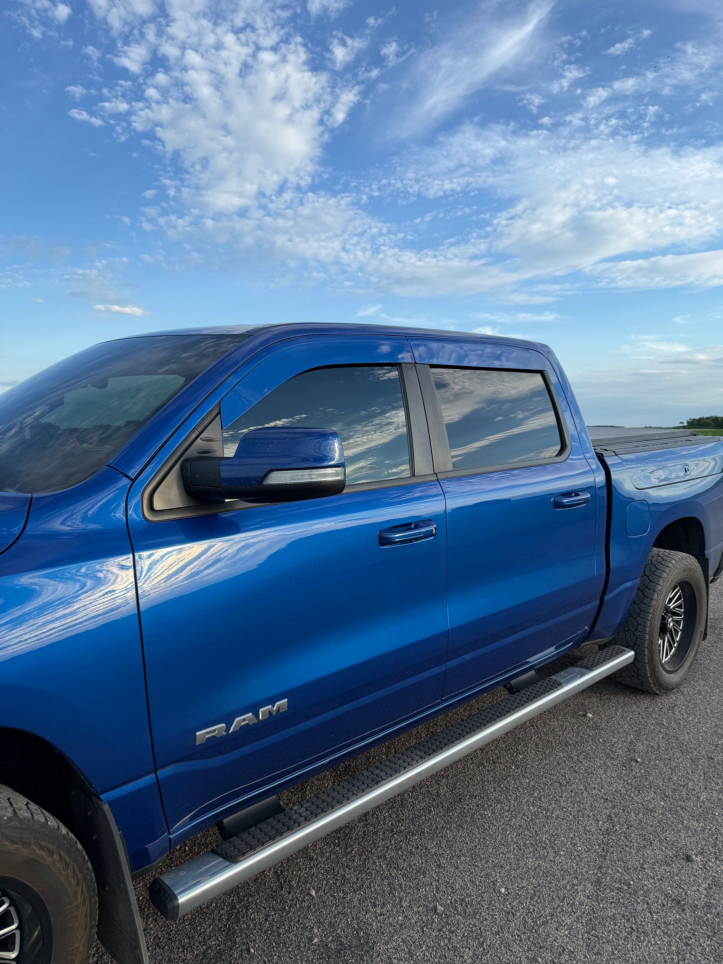 2019-2026 Ram 1500 ALUMINUM Paint Matched Rain guards