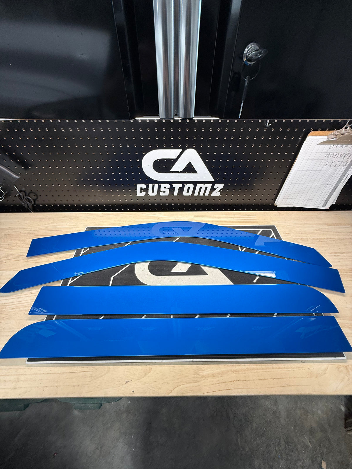 2015-2026 Ford ALUMINUM Paint Matched Rain guards