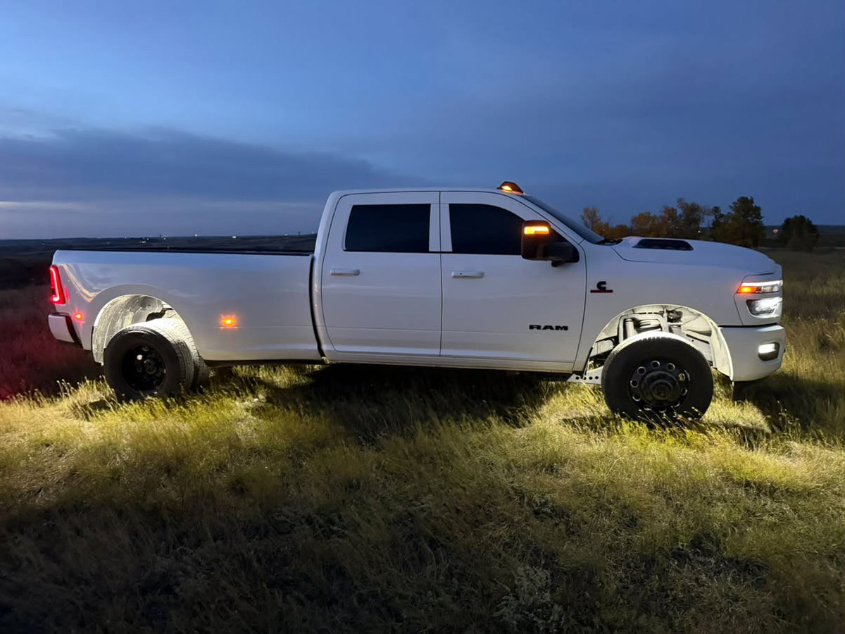 2010-2026 Ram ALUMINUM Paint Matched Rain Guards