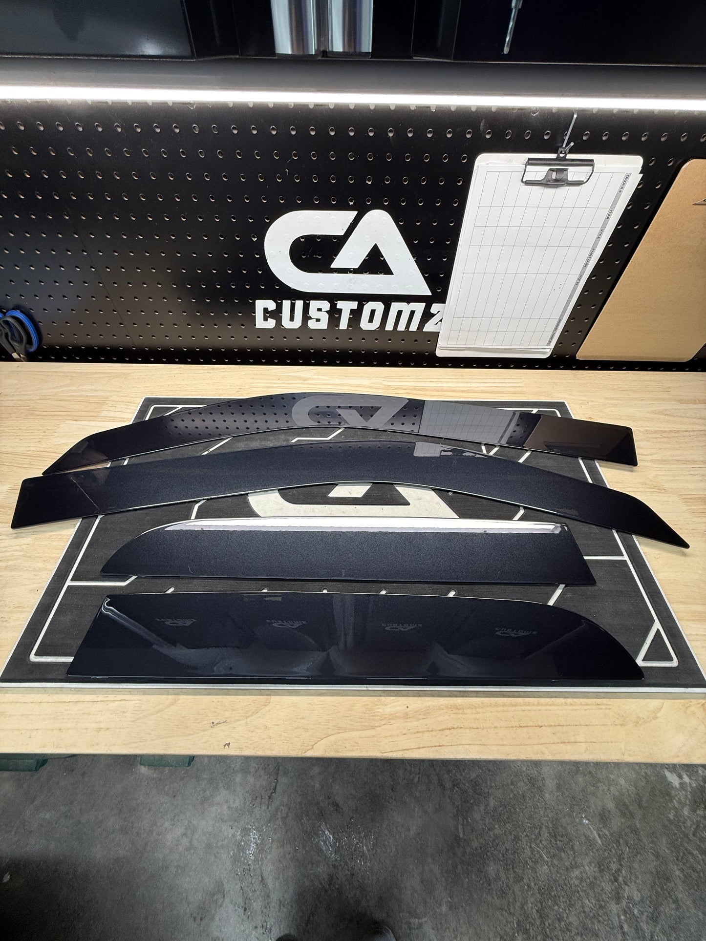2019-2026 Ram 1500 ALUMINUM Paint Matched Rain guards
