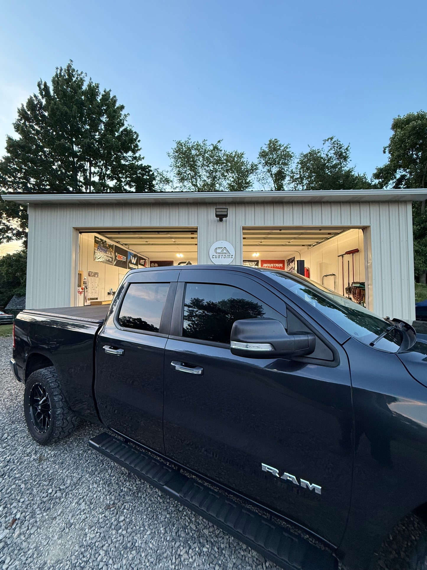2019-2026 Ram 1500 ALUMINUM Paint Matched Rain guards