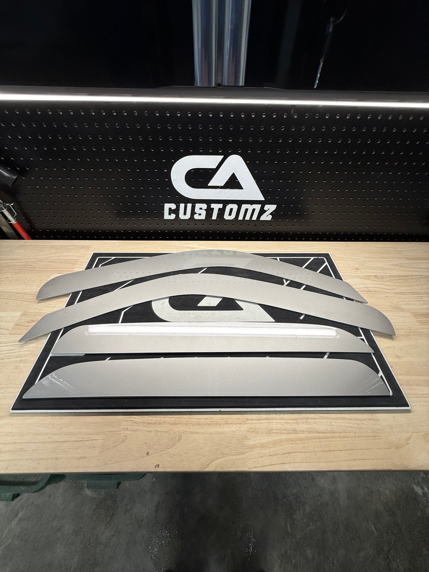 1999-2007 Chevy/GMC ALUMINUM Paint Matched Rain Guards