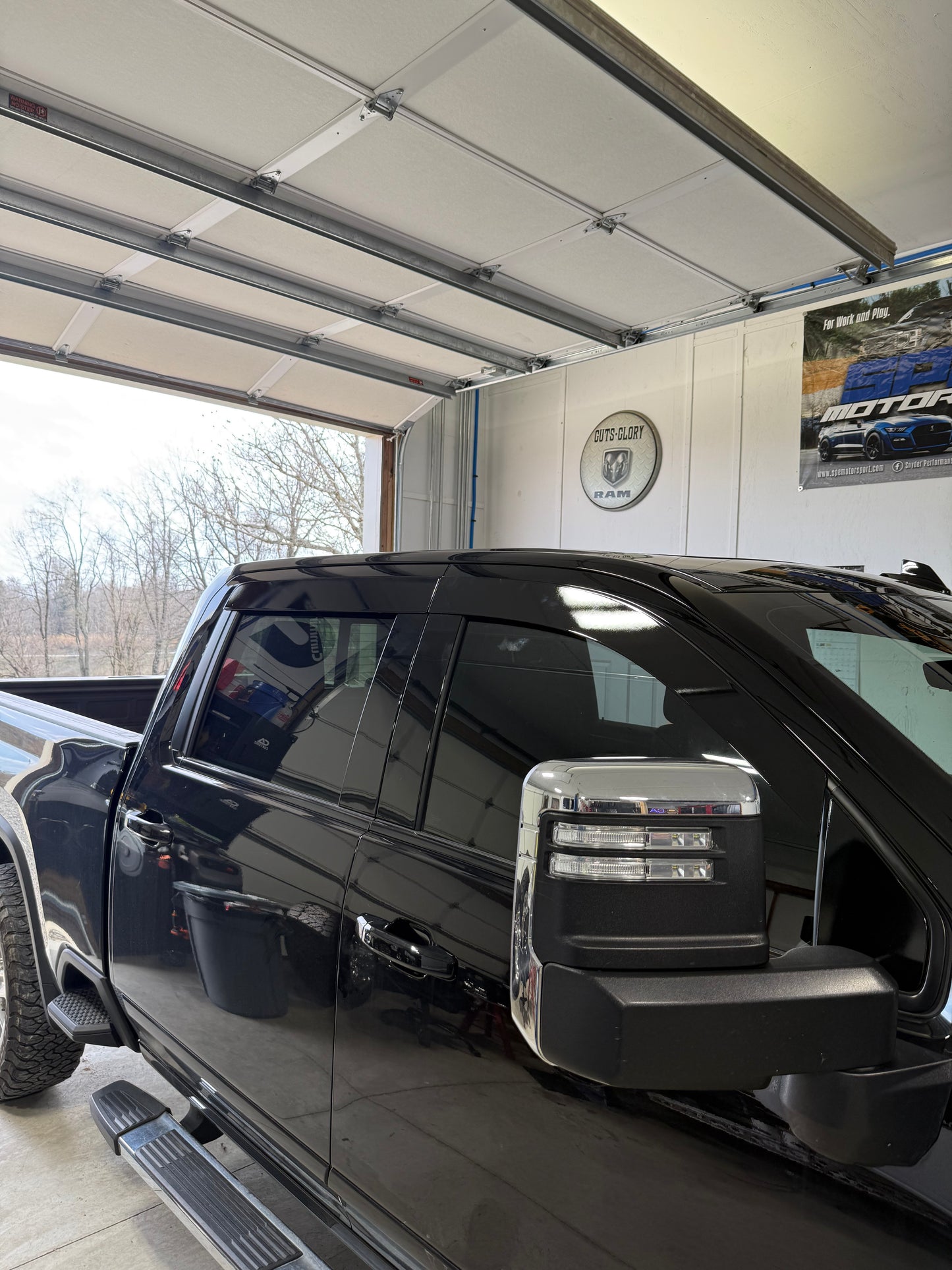 2019-2026 Chevy/GMC ALUMINUM Paint Matched Rain Guards