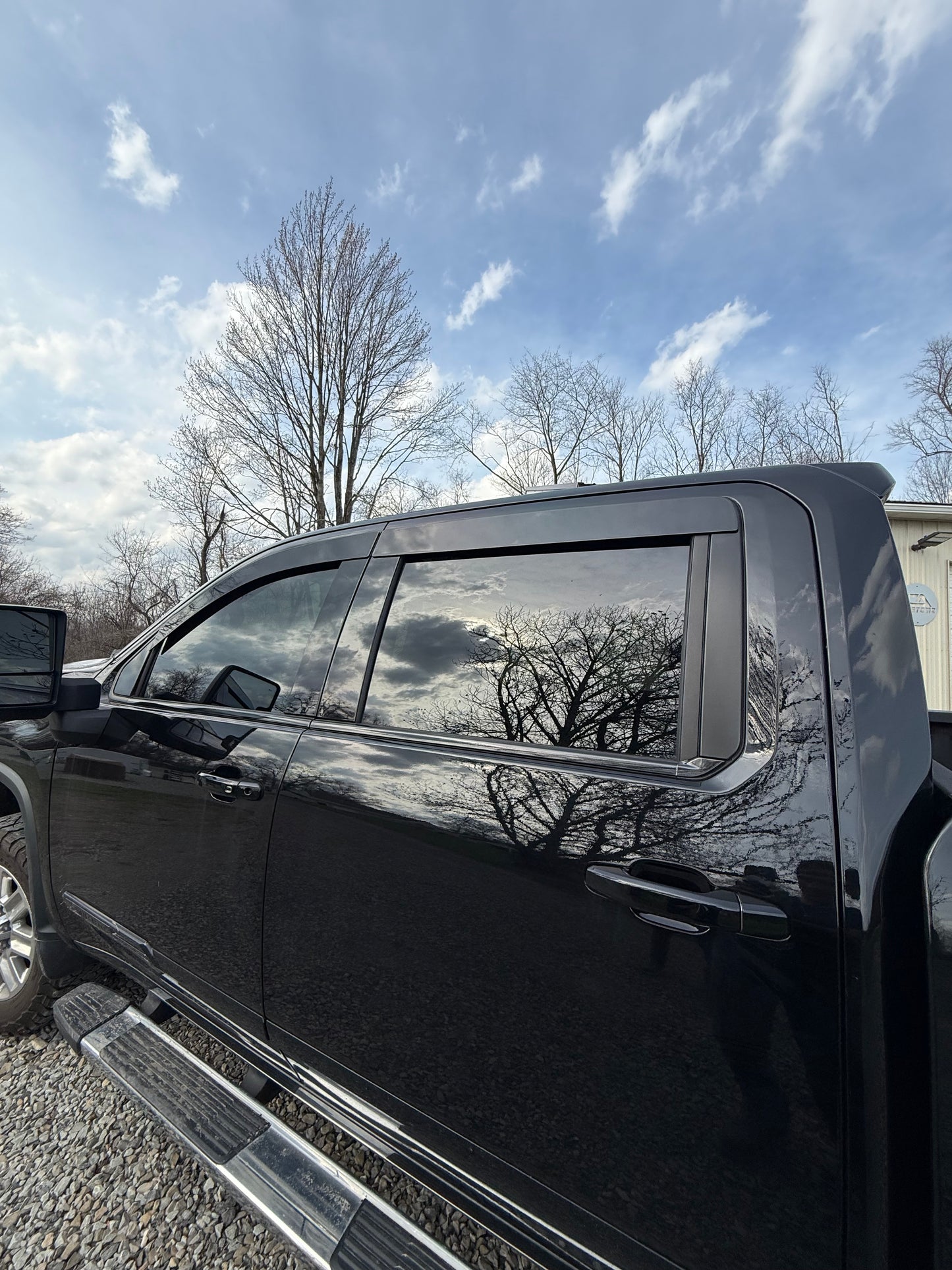 2019-2026 Chevy/GMC ALUMINUM Paint Matched Rain Guards