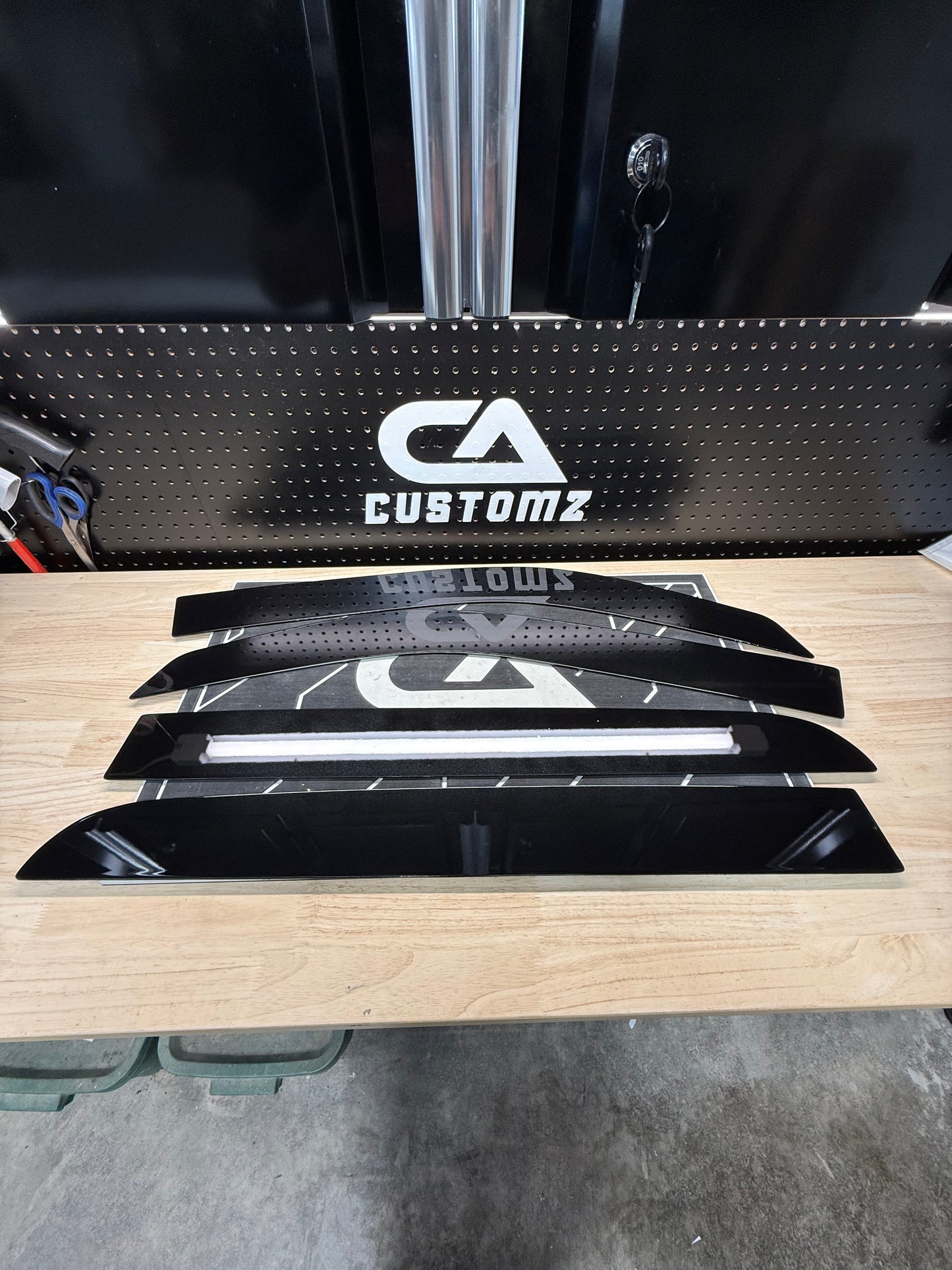 2019-2026 Ram 1500 ALUMINUM Paint Matched Rain guards