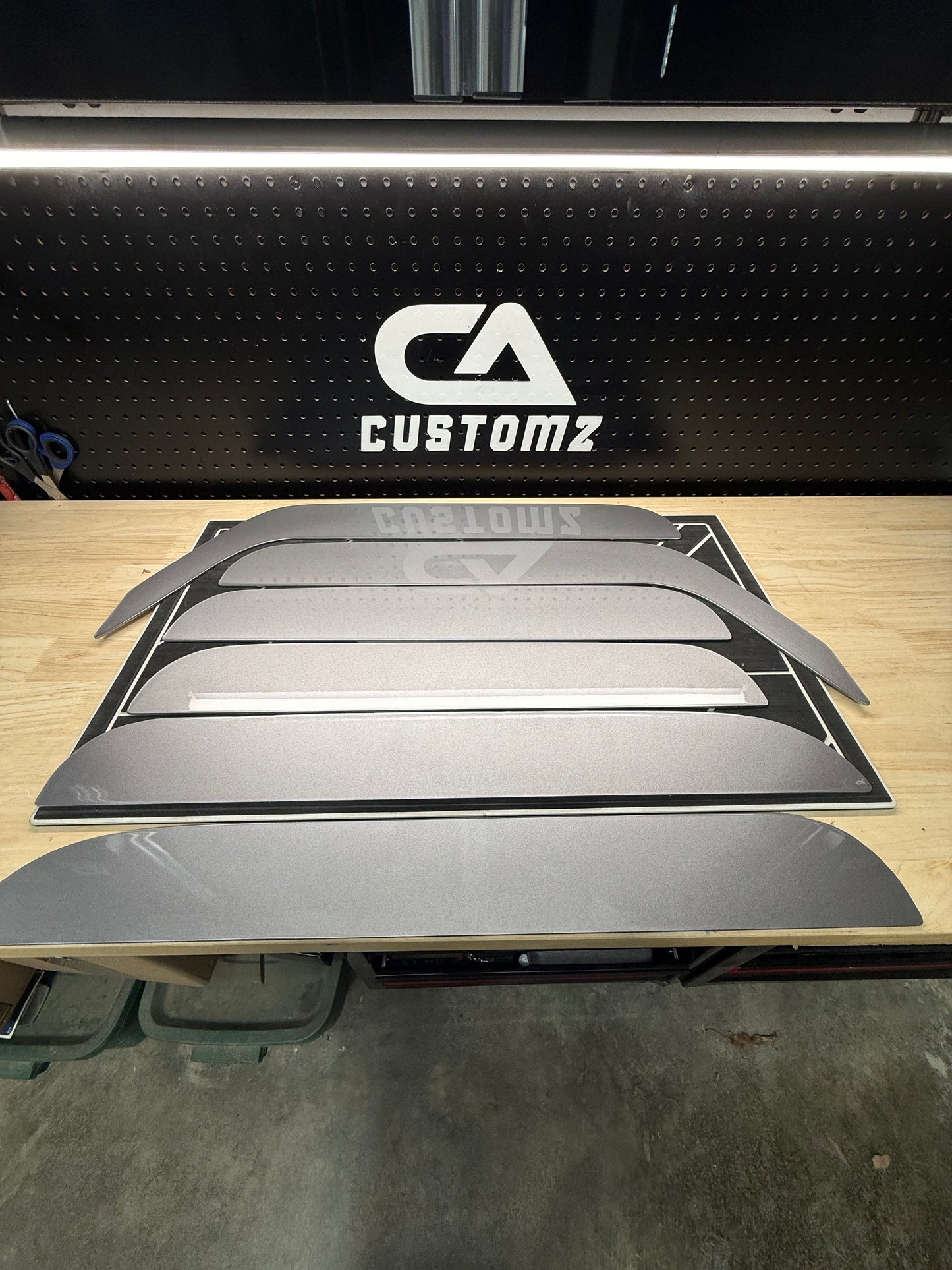 2018-2026 Jeep Wrangler (JL) ALUMINUM Paint Matched Rainguards