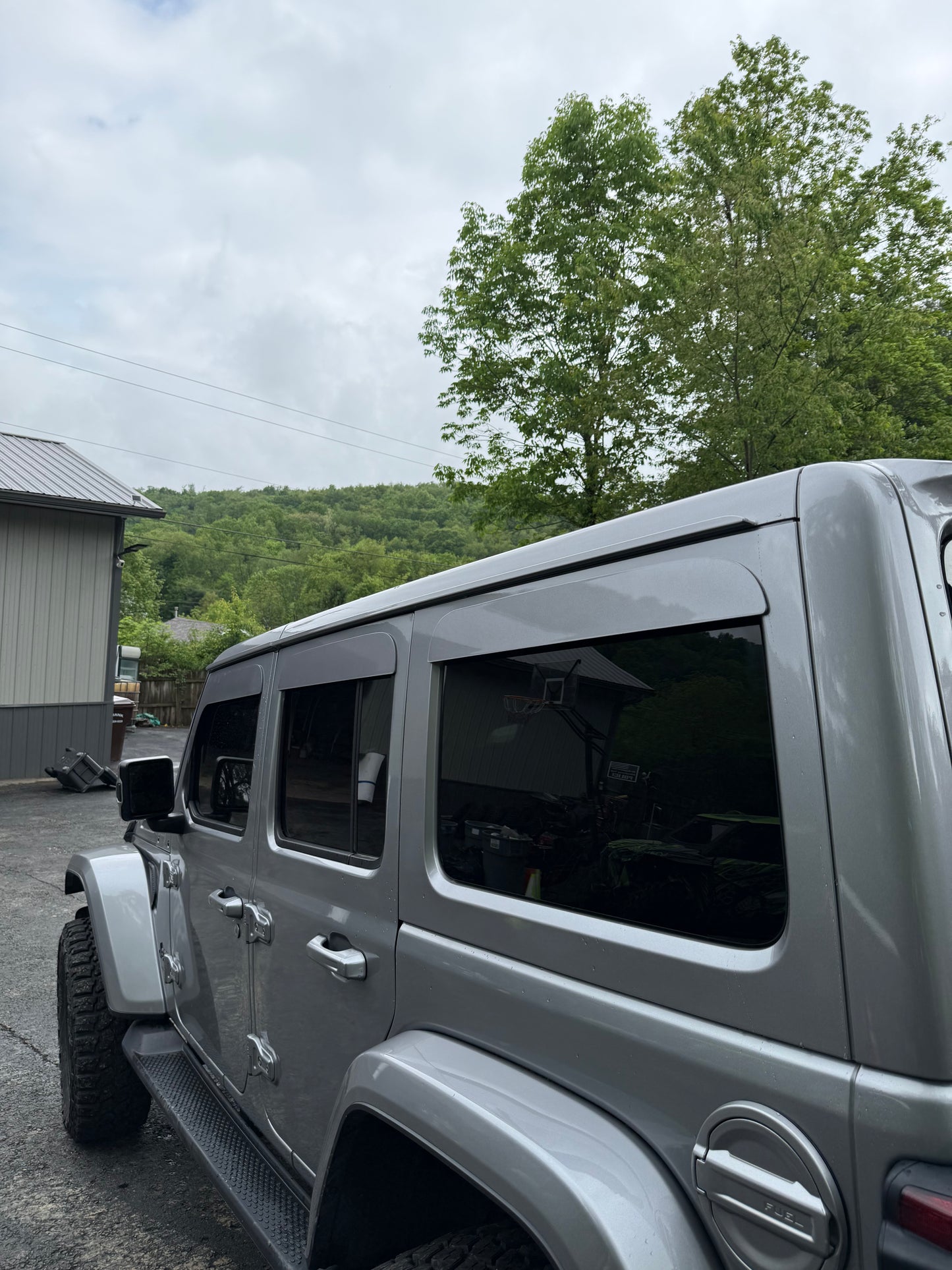 2018-2026 Jeep Wrangler (JL) ALUMINUM Paint Matched Rainguards