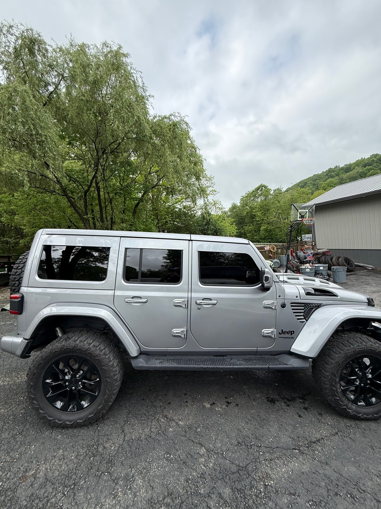 2020-2026 Jeep Gladiator (JK) ALUMINUM Paint Matched Rain Guards