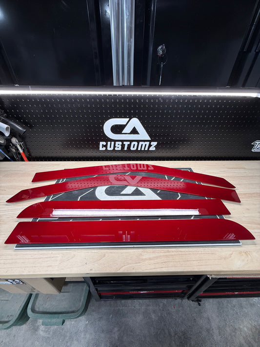 2015-2026 Ford ALUMINUM Paint Matched Rain guards