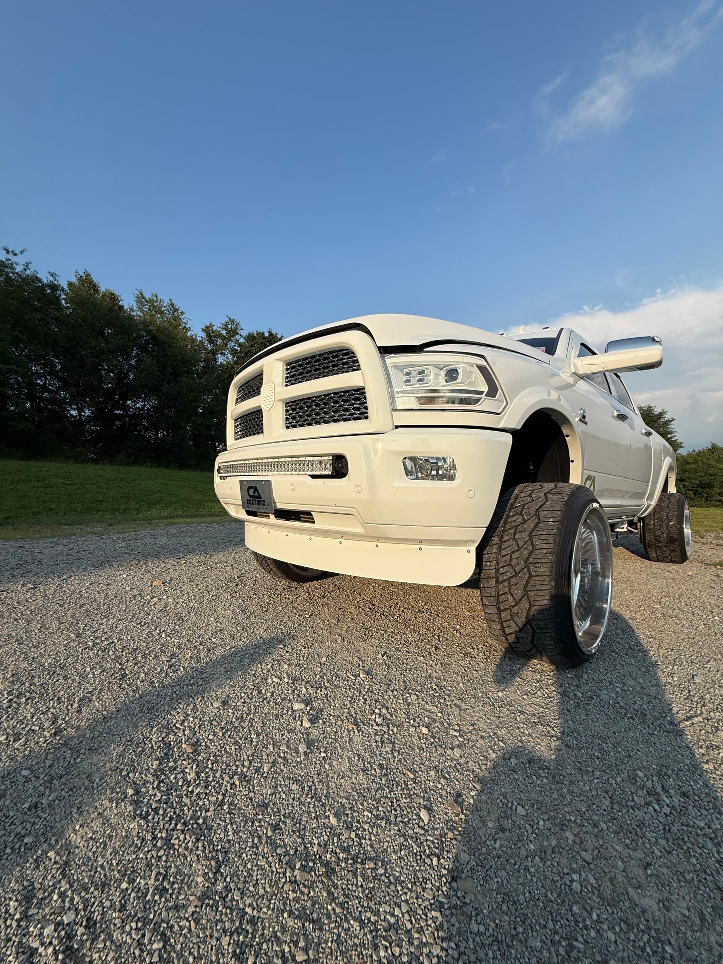 10-18 Ram 5" Aluminum Paint Matched Drop Valance